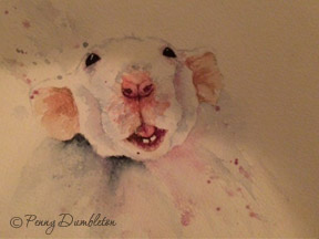 Watercolours by Penny - Cheese