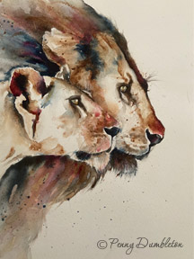 Watercolours by Penny - Dinner