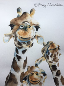 Watercolours by Penny - Smile